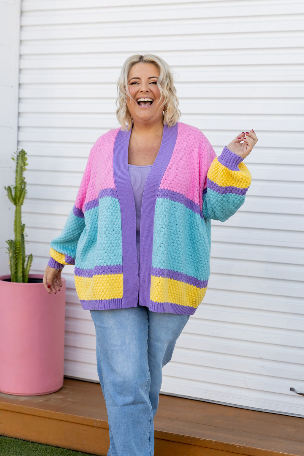 Stylish Marbelle Knit Cardigan - Soft Pastel Colors | Perfect for Spring Outfits & Cozy Layering
