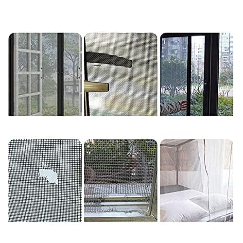 SHUTTLE ART Window Screen Repair Tape - Strong Adhesive & Waterproof Mesh Patch for Door & Window Screens - Fix Tears & Holes in Mosquito Nets - Perfect for Home, RV, and Outdoor Screen Repair