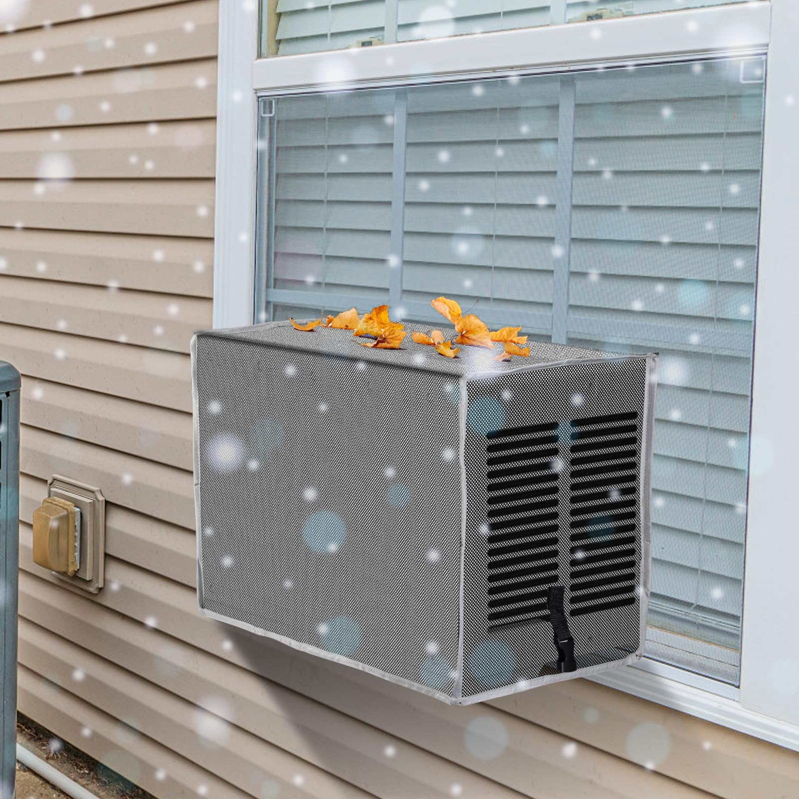 Midea U-Shaped Air Conditioner Bug Screen - Durable Mesh Cover to Prevent Leaves, Insects & Small Animals - Perfect for Home, Office & Outdoor Use