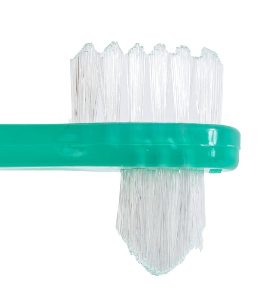 Vakly Denture Brush Pack of 10 - Hard Bristle for Dentures, Retainers & Mouth Guards - Dental Care Essential
