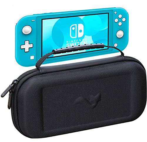 ButterFox Slim Carrying Case for Nintendo Switch Lite - Compact Protective Travel Pouch with 19 Game Cartridge Slots & 2 MicroSD Card Holders - Perfect for Switch Lite Accessories Storage (Black) - Ideal for Gaming On-The-Go, Travel Protection & Organized Game Collection