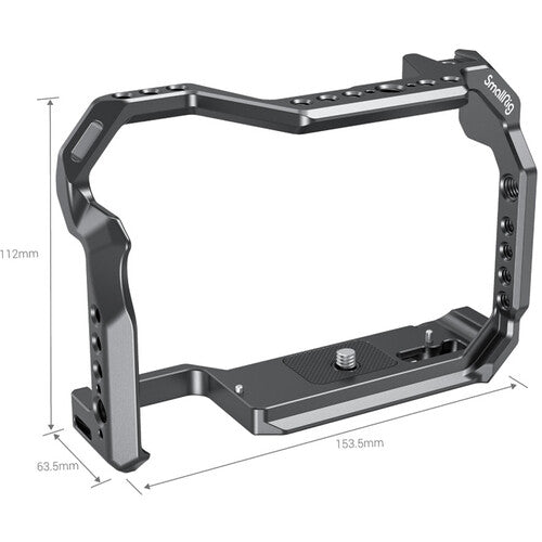 SmallRig Camera Cage for Canon EOS R5 & R6 - Professional Aluminum Alloy DSLR Cage with Full Access to Ports - Perfect for Vlogging, Filmmaking & Photography