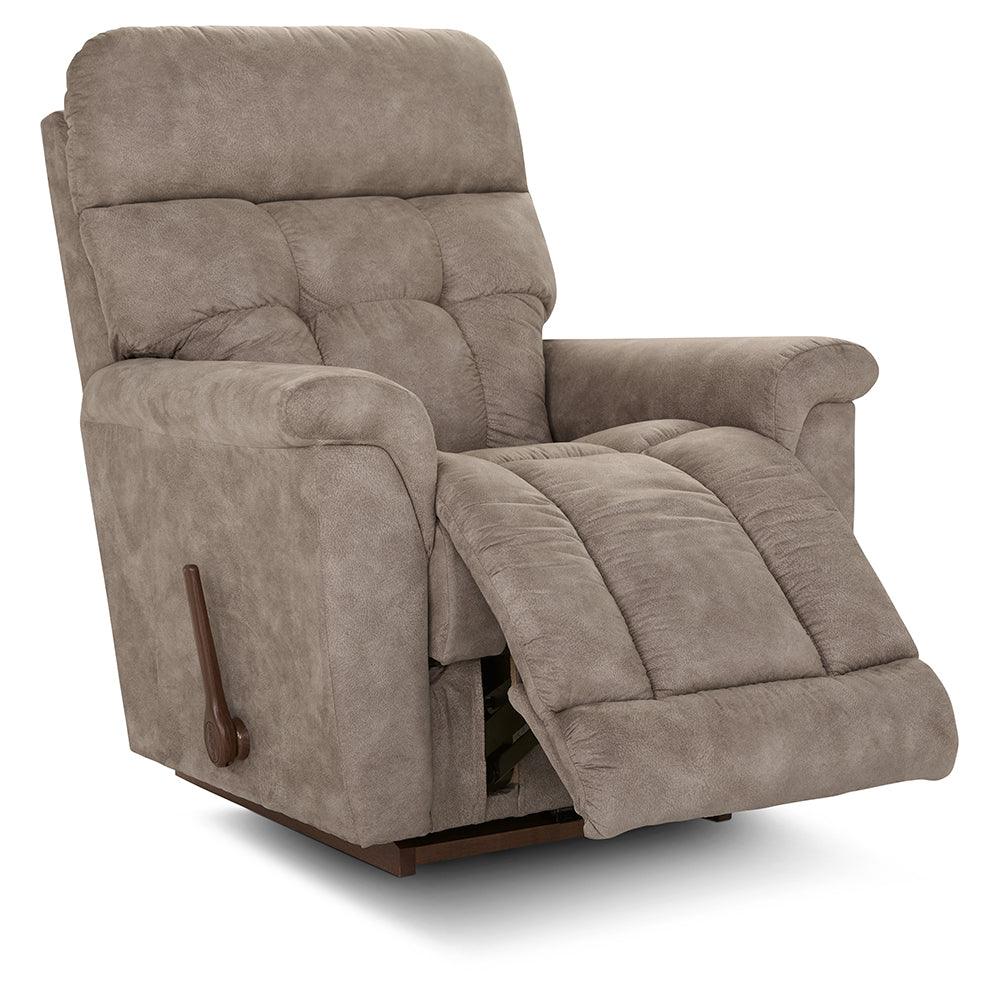 Fulton Recliner 717 10 C2037 66 - Comfortable Leather Reclining Chair with Footrest for Living Room, Home Theater & Office Relaxation