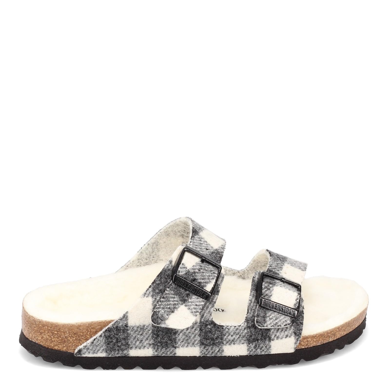 Birkenstock Arizona Shearling Sandals for Women - Soft Wool Lined Comfort Slide Sandals | Cozy House Shoes, Winter Indoor/Outdoor Slippers