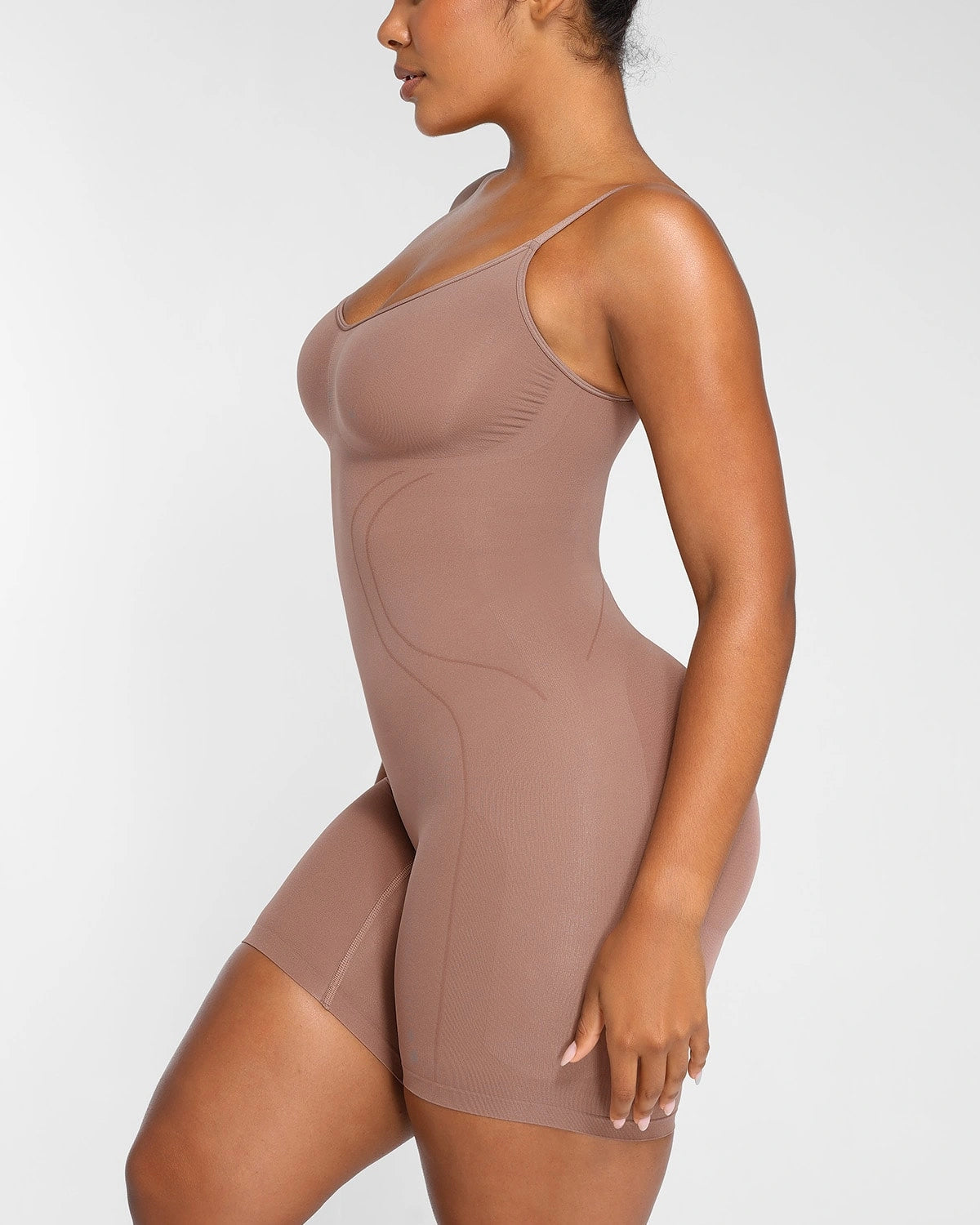 Seamless Smoothing Bodysuit for Women - Tummy Control Shapewear - Comfortable Slimming Undergarment - Perfect for Dresses, Workouts & Everyday Wear