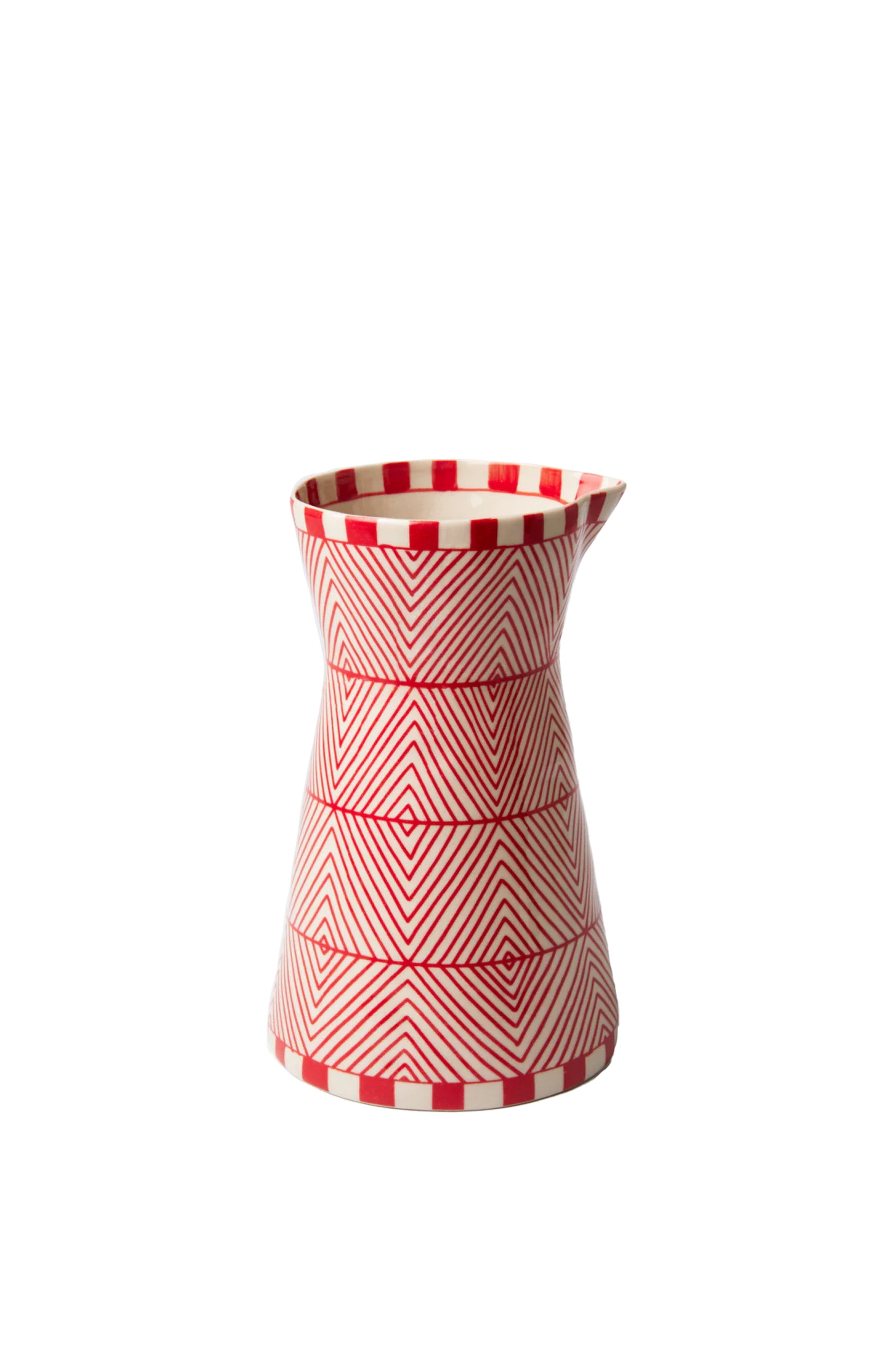 Premium Ruby Glass Husk Carafe - Elegant Water Pitcher for Home, Office & Outdoor Use | Perfect for Iced Tea, Lemonade & Fresh Infused Water