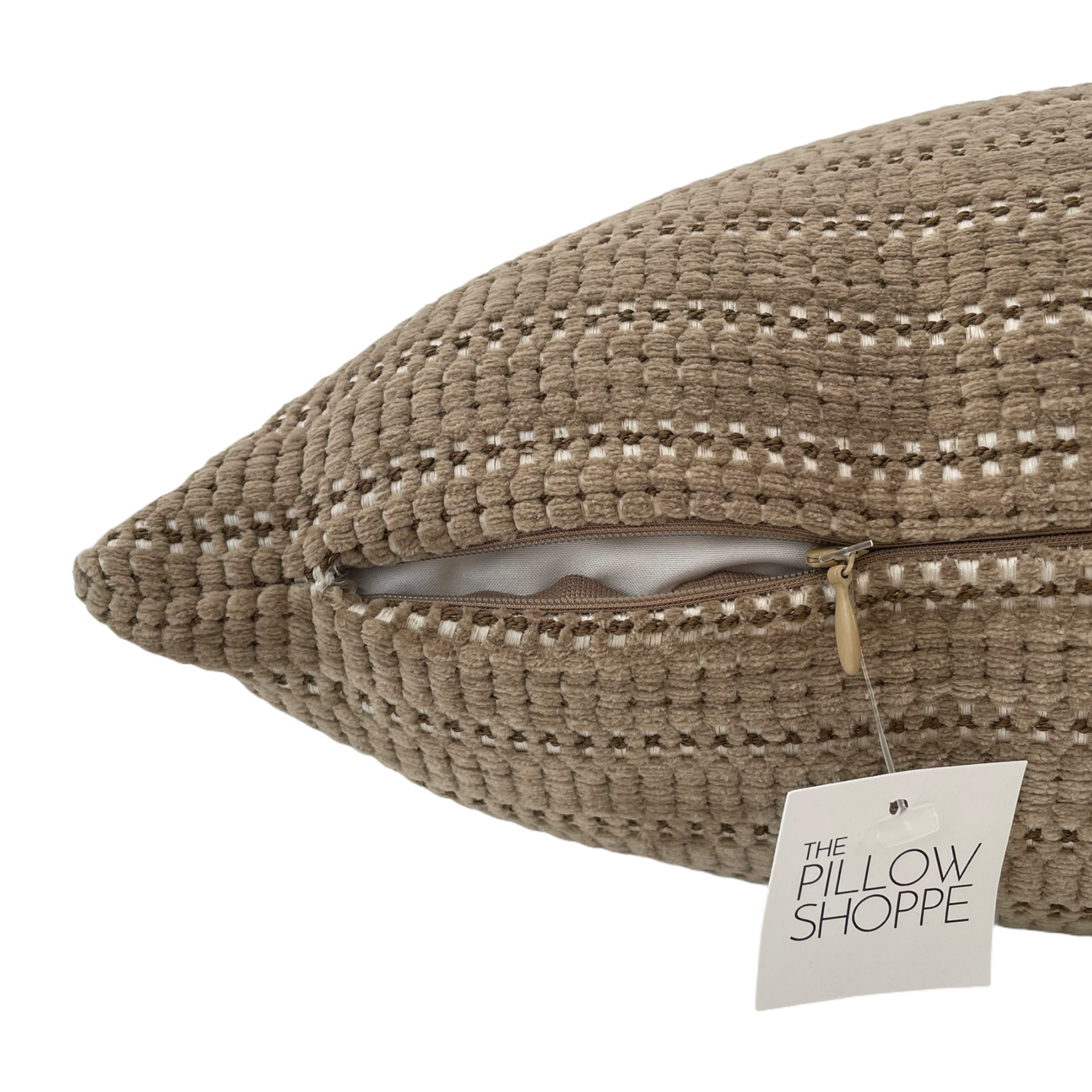 Premium Sisal Throw Pillow 20x20 Inches - Natural Fiber Decorative Cushion for Sofa, Bed & Living Room - Boho Chic Home Decor Accent