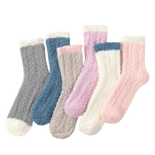 W Fuzzy Socks B