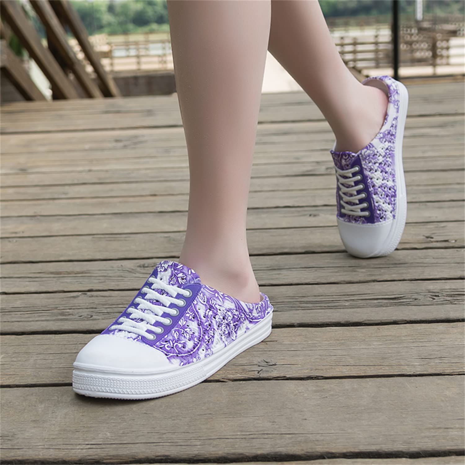**Women's Garden Clogs - Breathable Water Shoes for Beach, Bathing, Walking & Travel - Comfortable Slip-On Footwear for Home, Pool & Outdoor Activities**