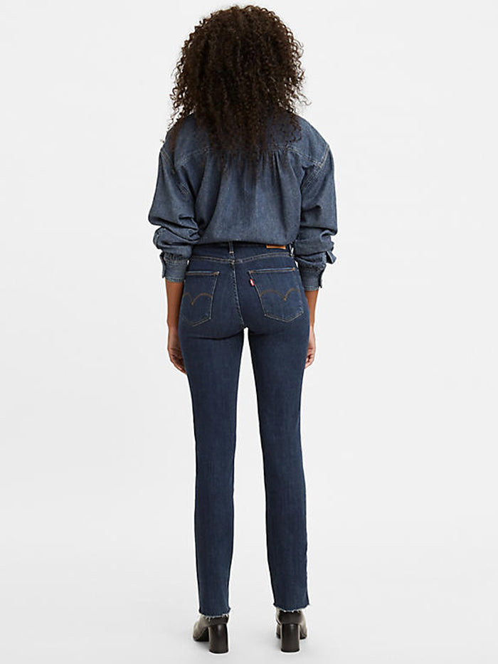 Levi's 724 High Rise Slim Straight Crop Jeans for Women - Chelsea Hour Fit | Perfect for Casual Wear, Office Outfits & Weekend Style