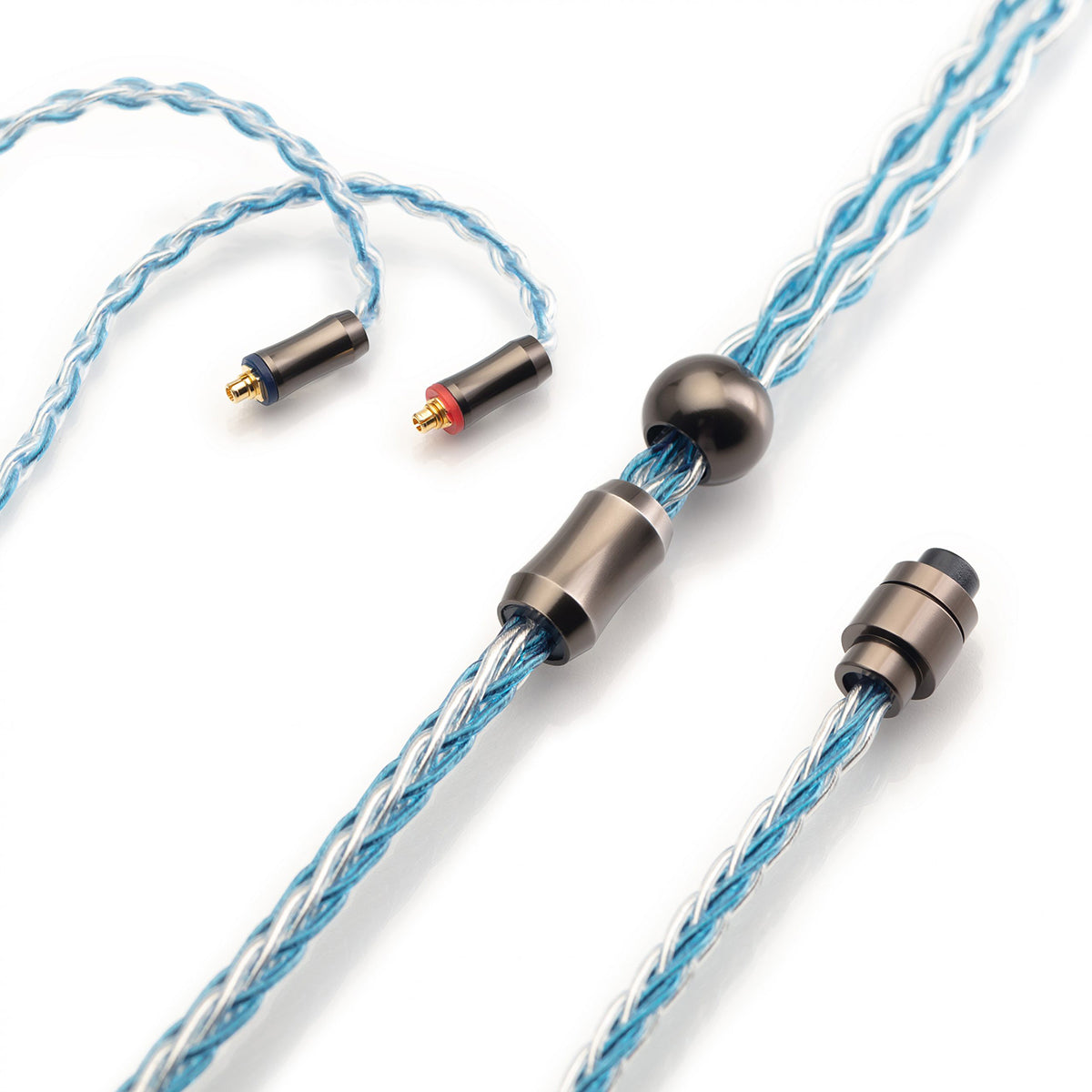 Kinera Ace OFC+OFC Silver Plated Cable - High-Quality Audiophile Headphone Cable for IEMs, Perfect for Music Lovers & Professional Musicians - Home Studio, Gaming, Travel Use