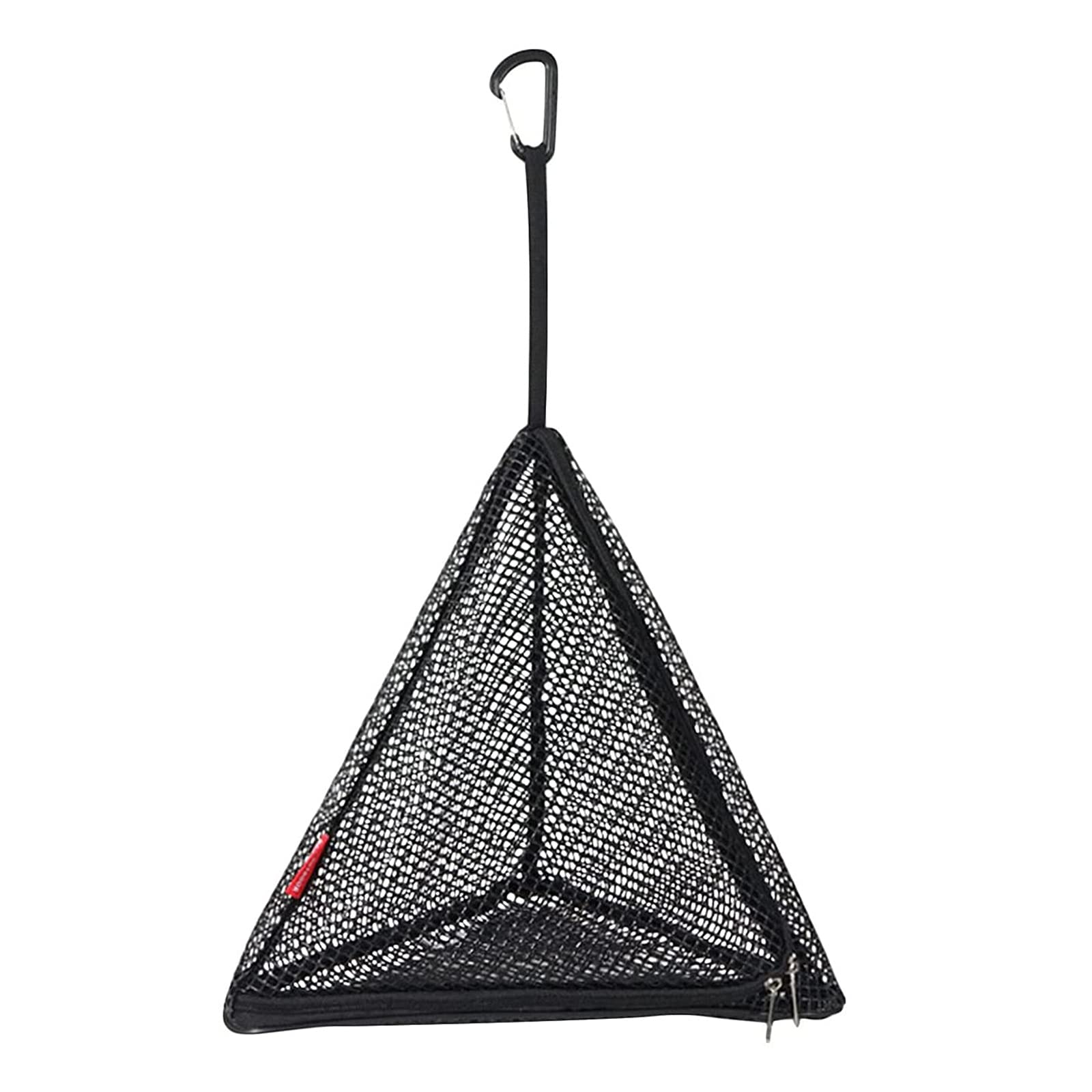 Foldable Mesh Drying Bag for Laundry, Camping & Travel - Triangle Storage Net with Drain Holes - Perfect for Outdoor Picnics, Beach Trips & Hiking Gear Organization