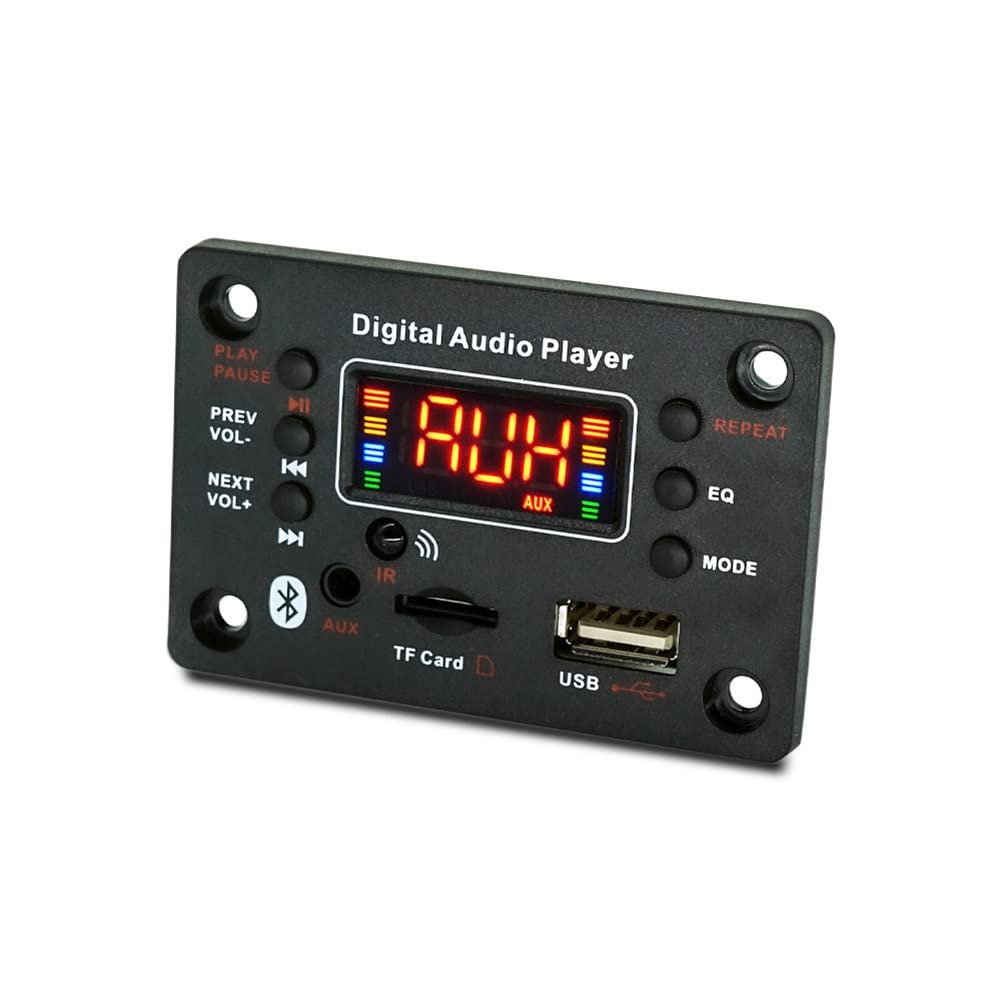 DEKLONPER 2X40W Bluetooth 5.0 Audio Amplifier Board with FM Radio - 7V-25V Power Input, JQ-D128BT Module for Home Theater & Car Audio Systems
