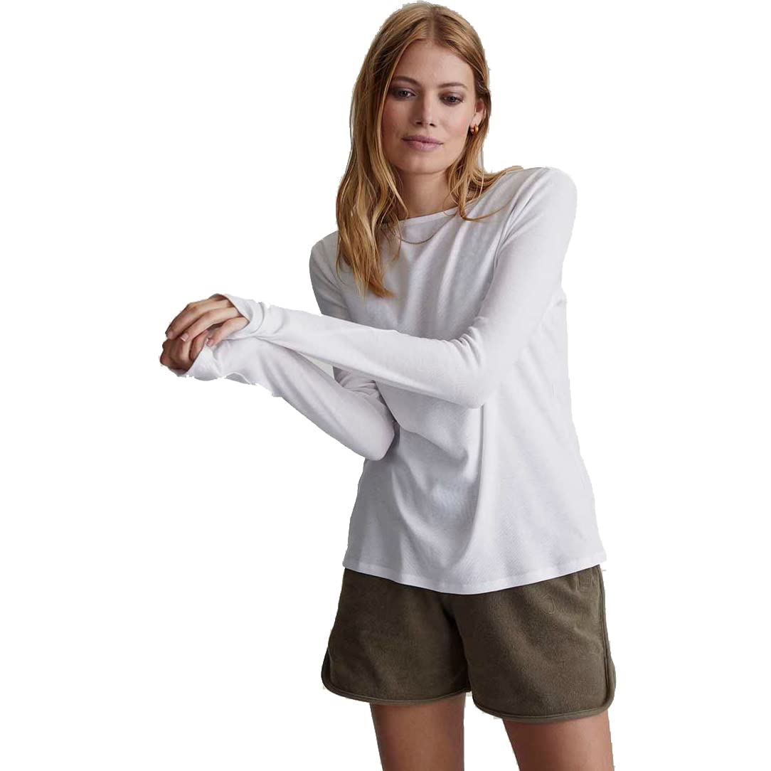 Varley Astoria Women's Long Sleeve Shirt - Soft Stretch Casual Top for Work, Yoga & Everyday Wear | Breathable Comfort Fit Blouse for Office, Travel & Lounge