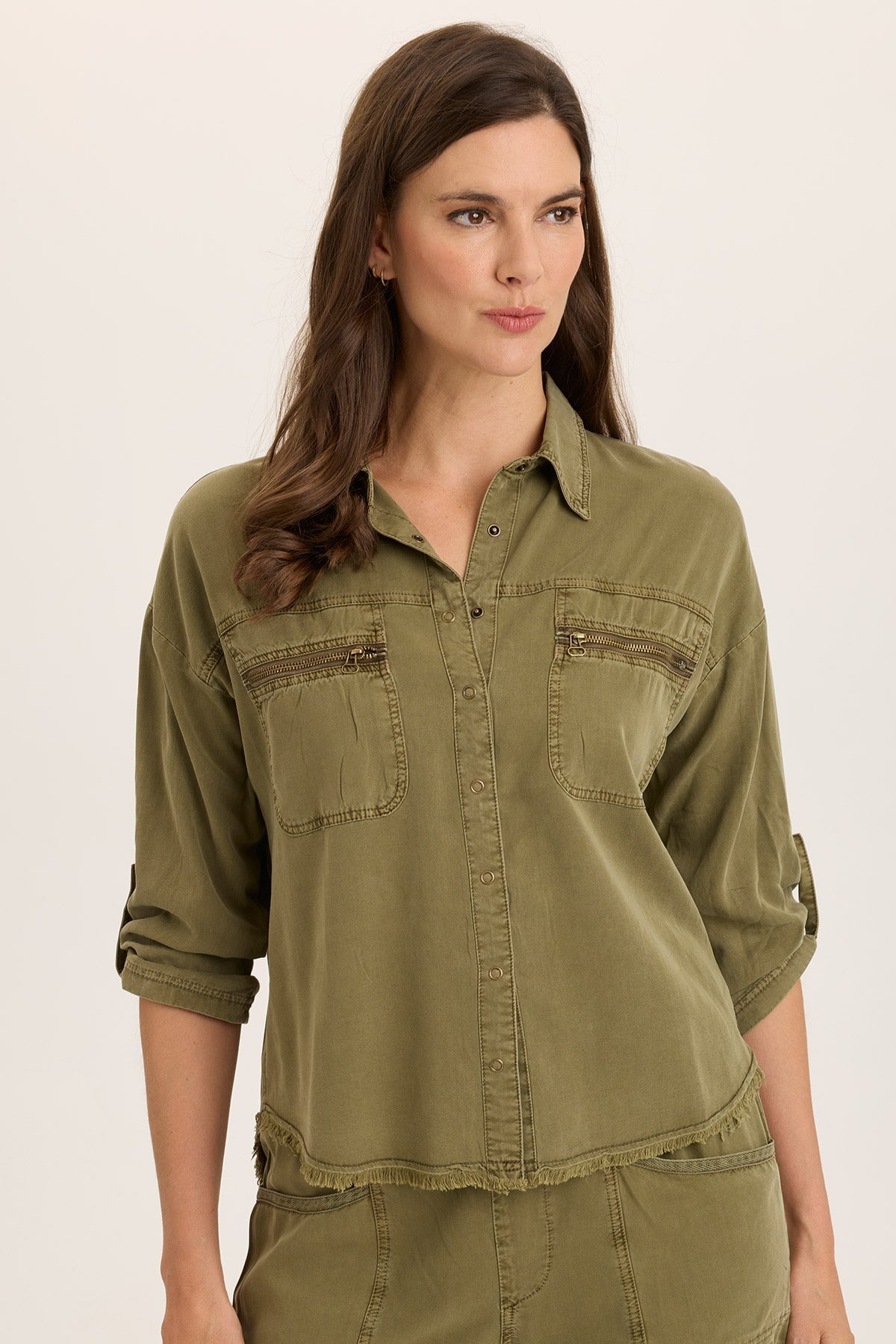 Knapp Twill Utility Button Up Shirt for Men - Durable Workwear & Casual Style | Perfect for Outdoor Activities, Office Wear & Everyday Comfort