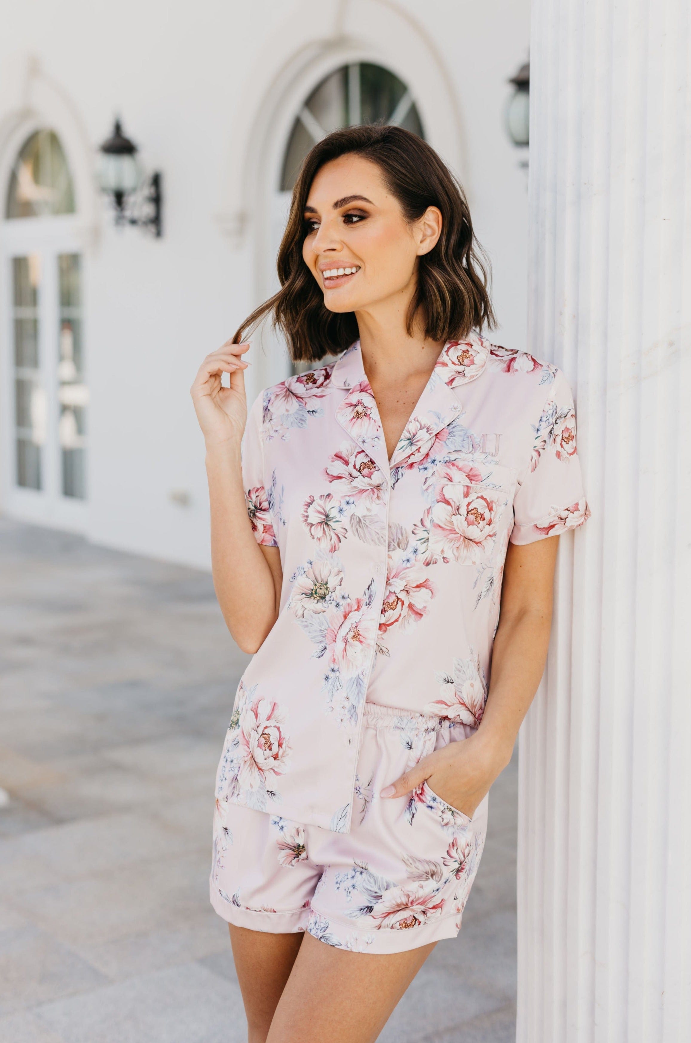 Adriana Veiled Rose Pajama Set for Women - Soft & Comfortable Sleepwear, Loungewear - Perfect for Nighttime Relaxation & Cozy Evenings at Home