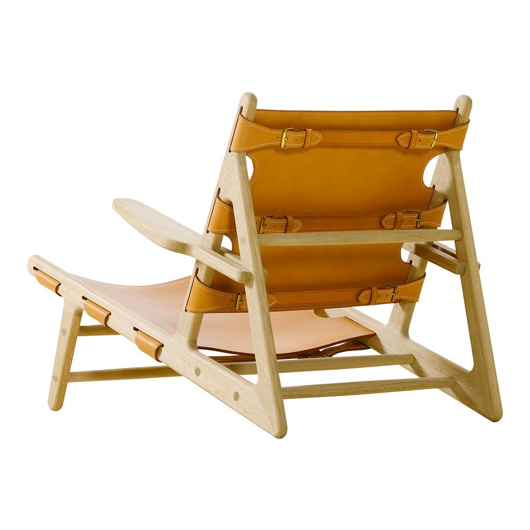 Borge Mogensen Hunting Chair - Classic Danish Mid-Century Modern Lounge Chair for Living Room, Study & Outdoor Use
