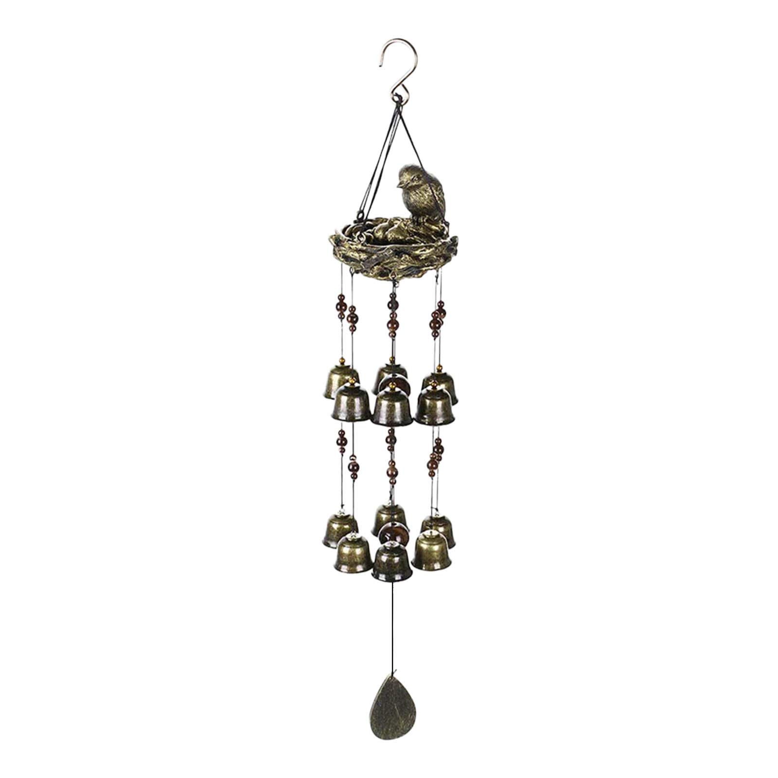 12 Beautiful Memorial Wind Chimes for Patio, Garden & Indoor Decor - Outdoor Bird & Yard Wind Chimes to Honor Loved Ones | Perfect for Relaxing in Backyard, Balcony or as Thoughtful Home Gift