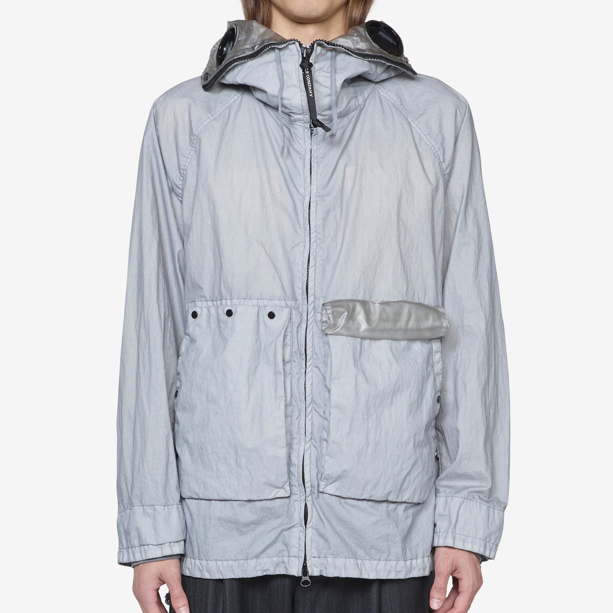 50 Pack Fili Gum Mixed Zipped Goggle Jacket in Drizzle Grey - Perfect for Outdoor Sports, Motorcycling & Winter Activities