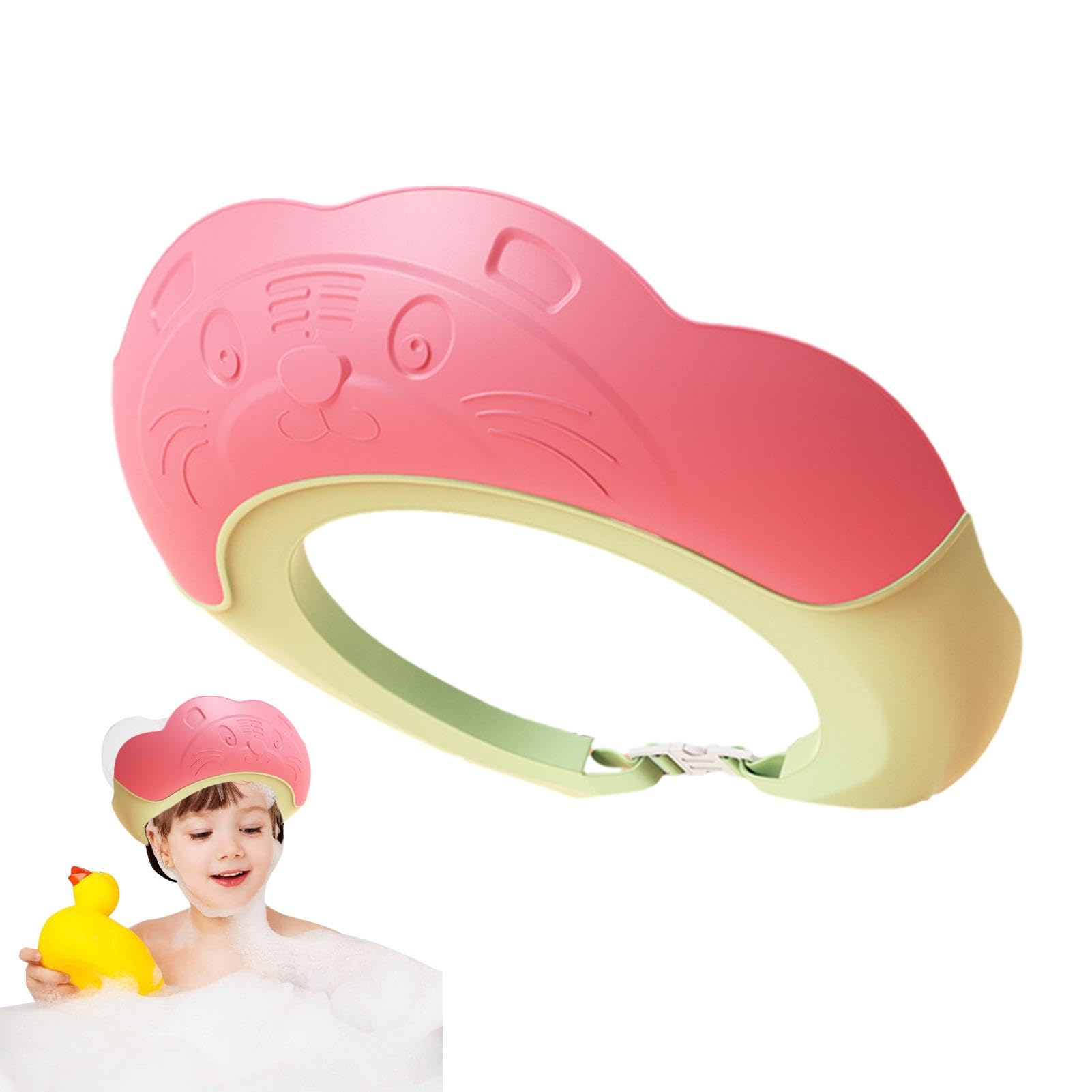 Baby Shower Cap - Soft Bath Head Protector & Hair Washing Guard for Infants & Toddlers | Waterproof Shower Hat for Safe Bath Time & Hair Care