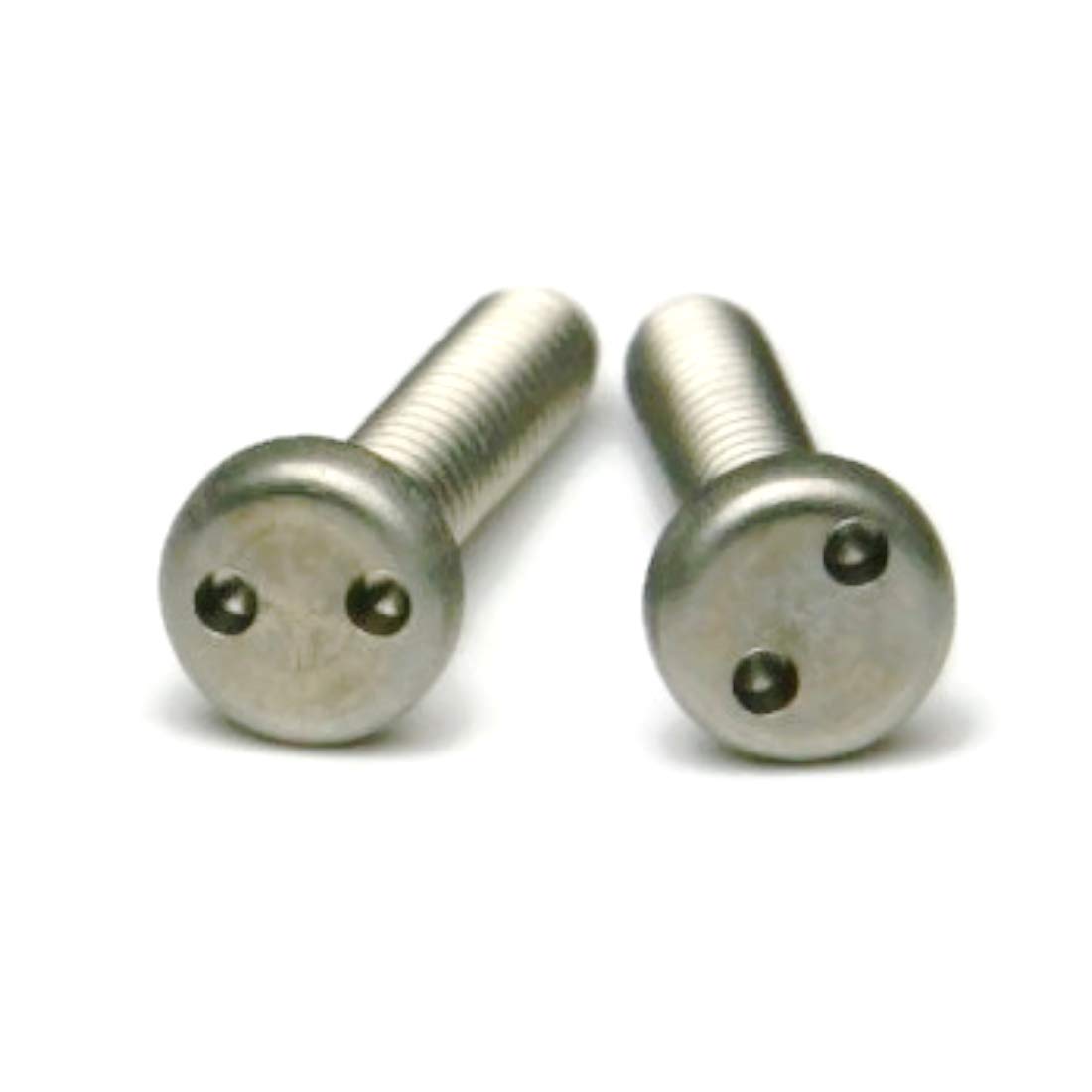 18-8 Stainless Steel Spanner Snake Eye Tamper Proof Pan Head Machine Screws #8-32 x 3/4