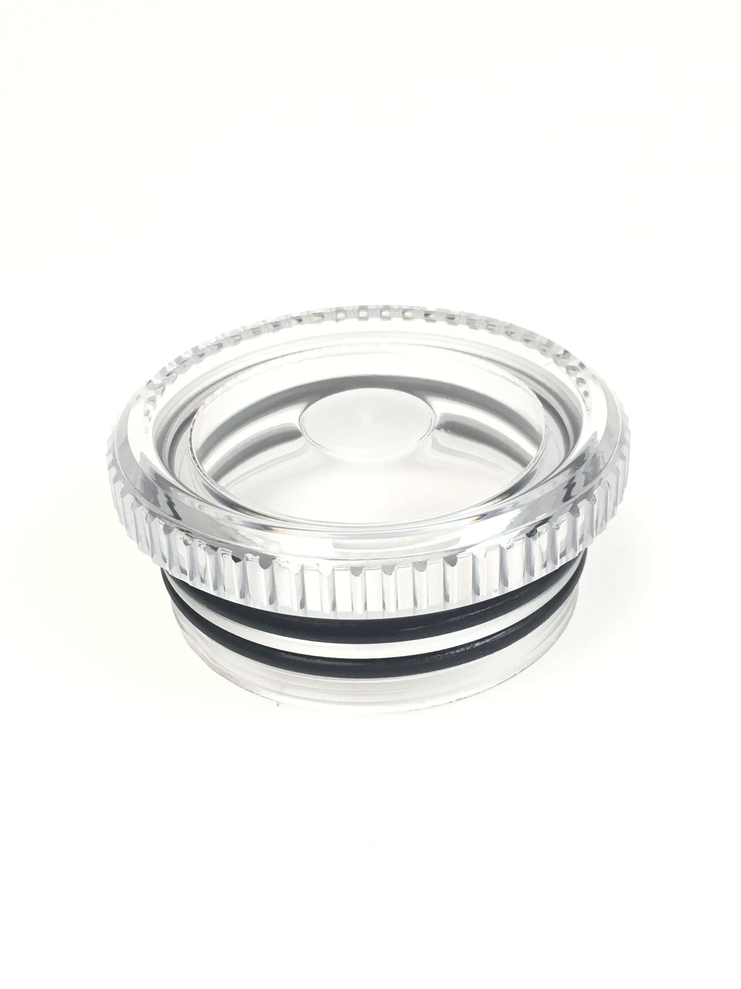 Keldan Video 4 & Video 8 Replacement Battery Screw Cap with Clear Window - No Shackle - Compatible with Underwater Camera Lights - Durable Dive Gear Accessory for Professional Videographers