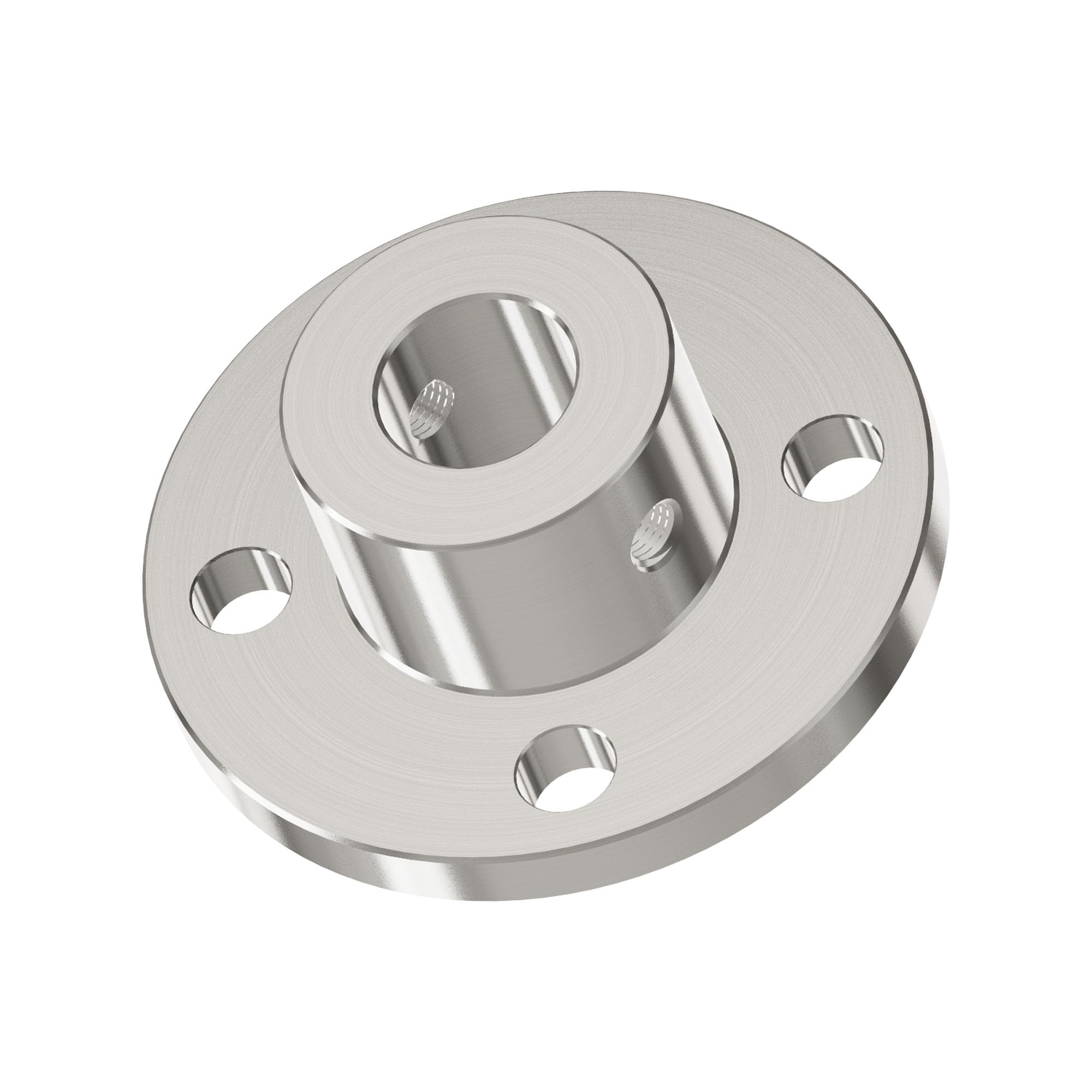 10mm (0.39 inch) High Hardness Flange Shaft Coupling - Rigid Motor Coupler with Set Screws & Wrench for DIY RC Models, 3D Printers, CNC Machines - Durable Connector for Precision Motor Mounting