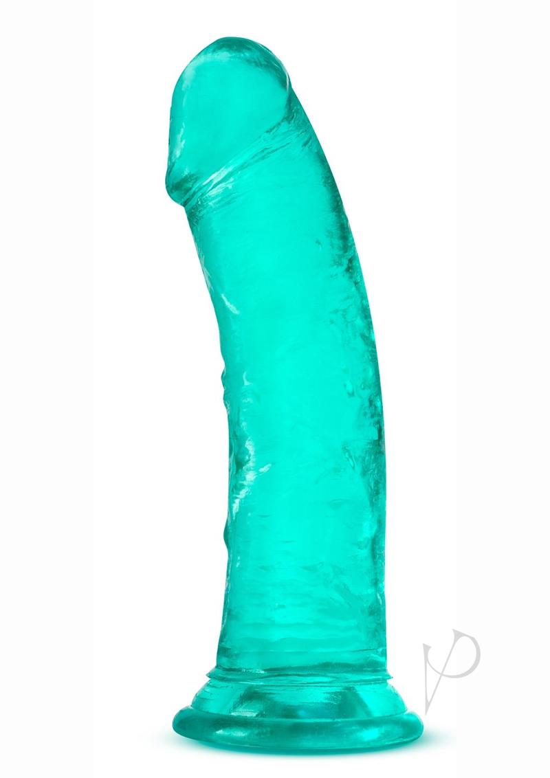 B Yours Plus Roar n' Ride Realistic 8 Inch Dildo - Teal Blue - Lifelike Silicone Adult Toy for Couples & Solo Play - Perfect for Spicing Up Your Bedroom or Bachelorette Parties