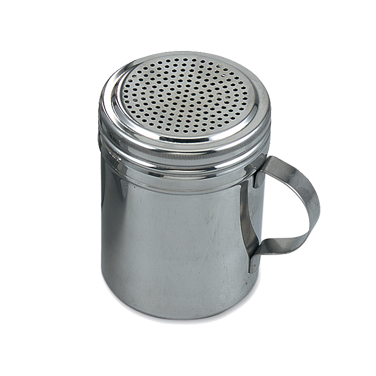 Browne 12 Oz Stainless Steel Dredger - Perfect for Home Baking, Restaurant Use & Professional Kitchen