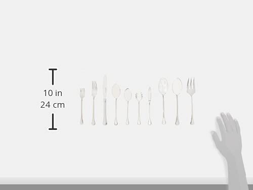 HENCKELS 65-Piece Astley Flatware Set - Premium Stainless Steel Silverware for Dining, Kitchen & Entertaining - Elegant Cutlery Set for Restaurants, Weddings & Home Use