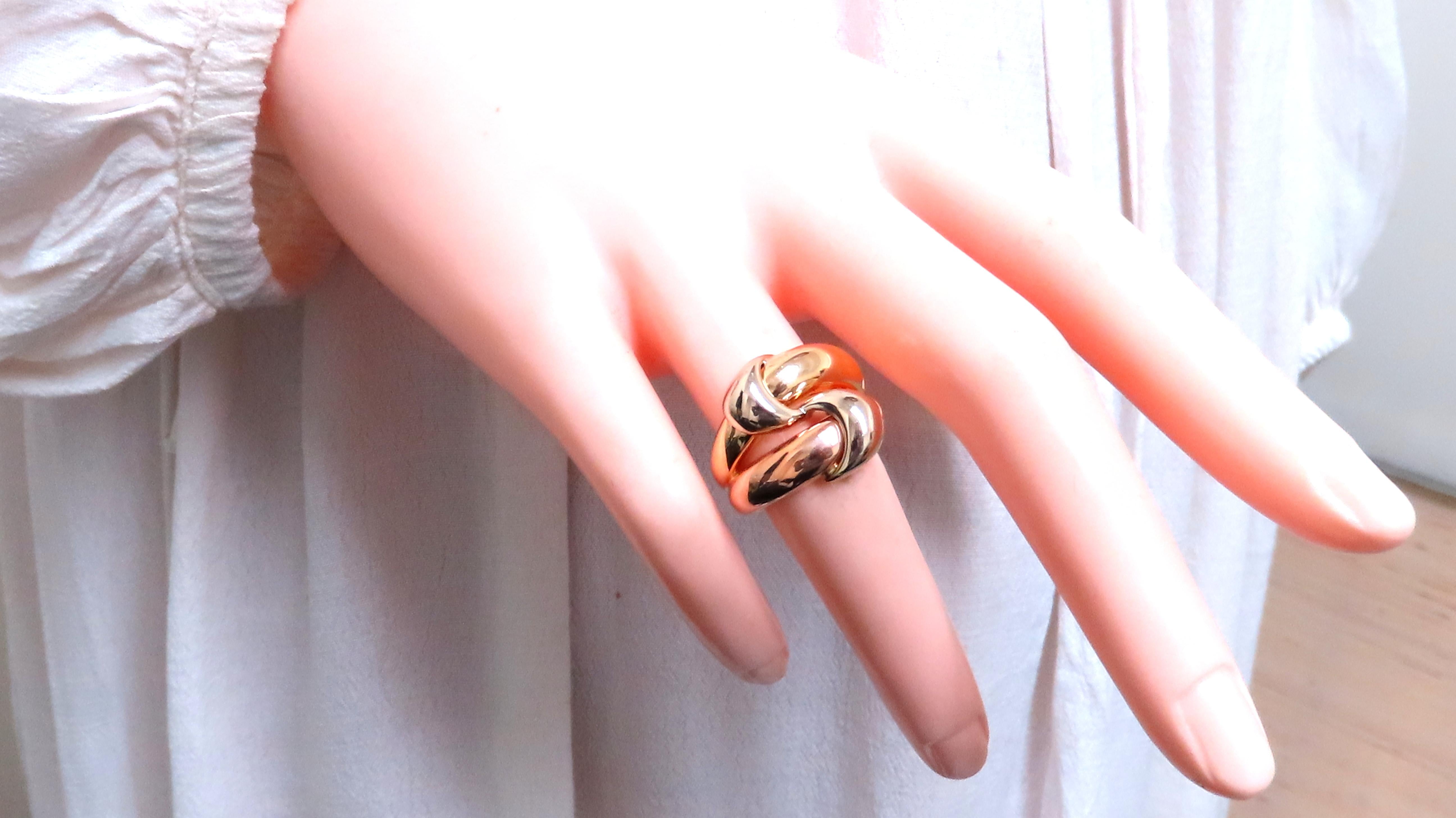 18kt Gold Mod Wrap Love Crest Ring for Women - Elegant Stackable Jewelry for Weddings, Anniversaries & Everyday Wear