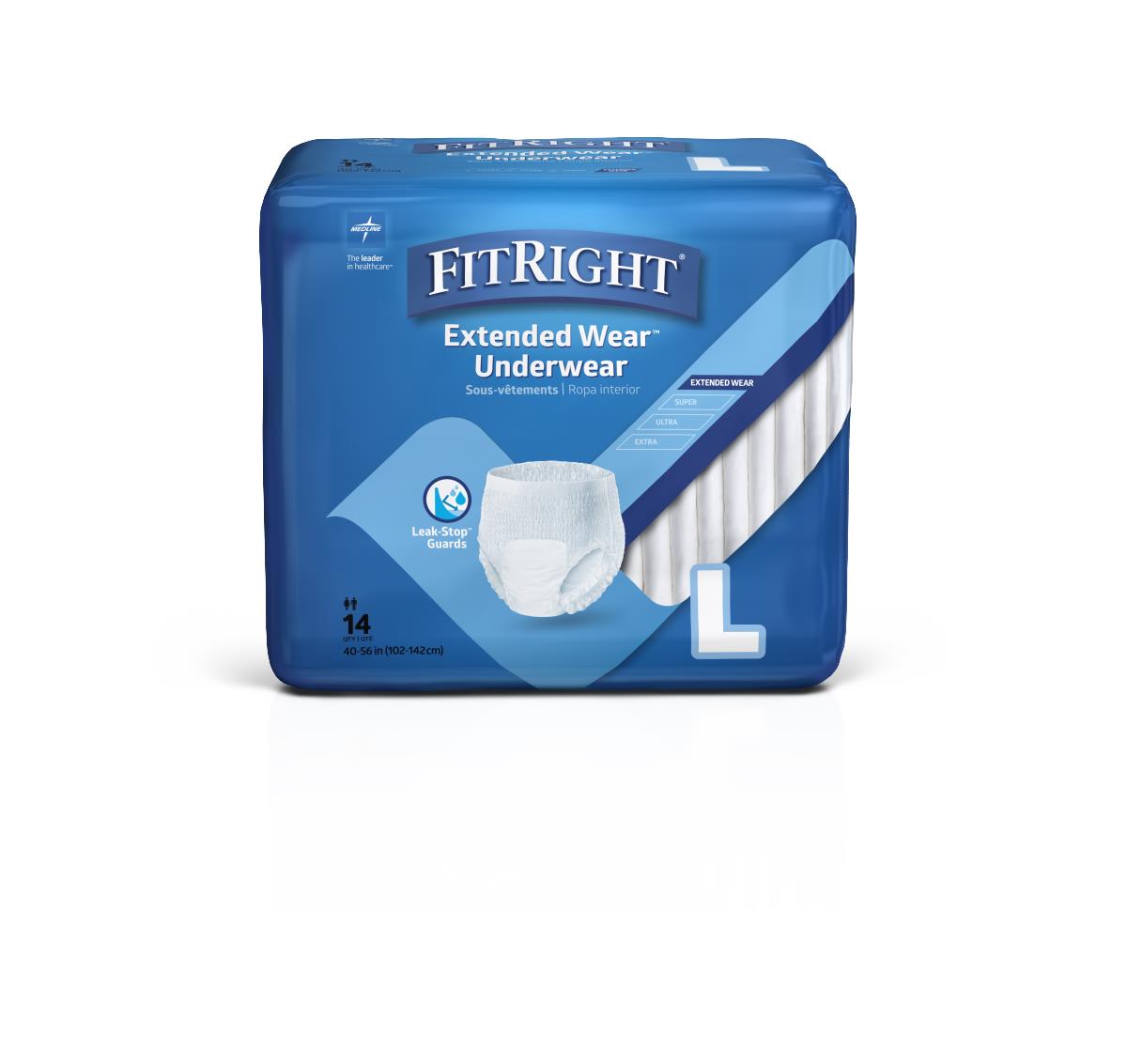 Protection Plus Overnight Absorbent Underwear for Adults - Premium Leak-Proof Incontinence Briefs for Women & Men - Comfortable Disposable Protective Underwear for Nighttime Use, Travel & Post-Surgery Care
