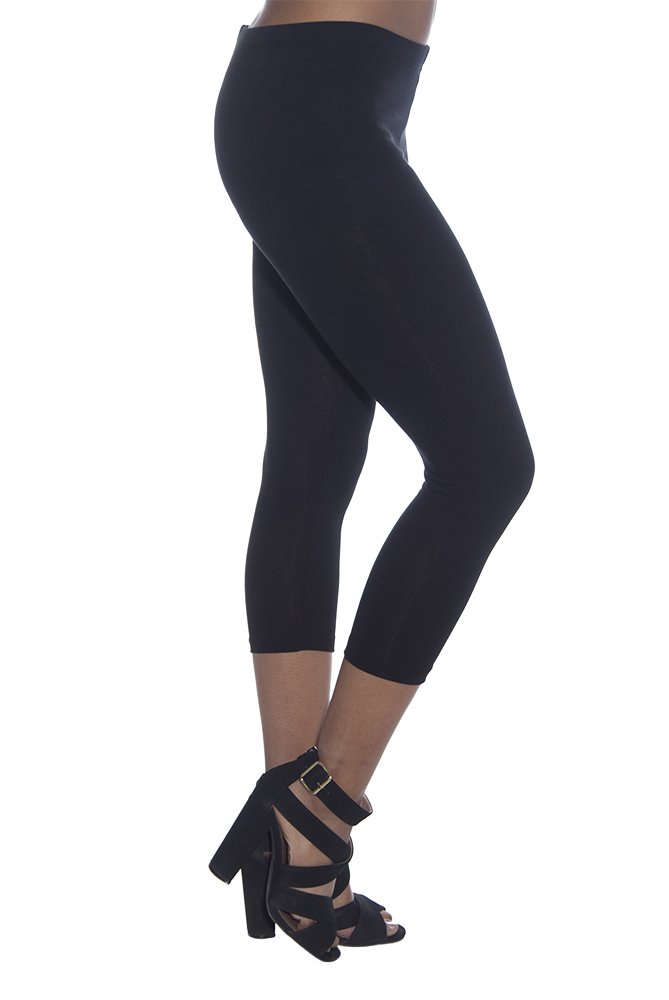 Zenana Women's Capri Pants - Stretchy Comfort Fit for Yoga, Workout & Casual Wear | Lightweight & Breathable Activewear for Summer & Lounge
