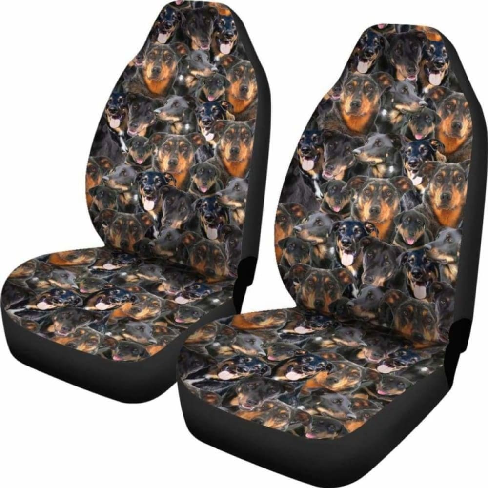 Beauceron Full Face Car Seat Covers - Universal Fit for Cars, Trucks & SUVs - Waterproof & Durable Protection for Pets, Kids & Daily Use