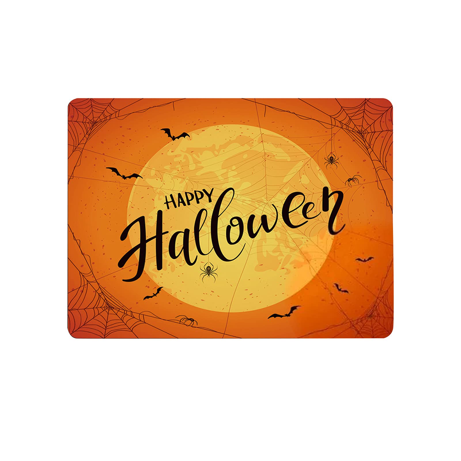 YUUAND Halloween Themed Computer Desk Pad - Non-Slip Mouse Mat with Castle & Pumpkin Design for Office & Gaming Setup | Perfect for Workstations, Home Offices & Halloween Decor