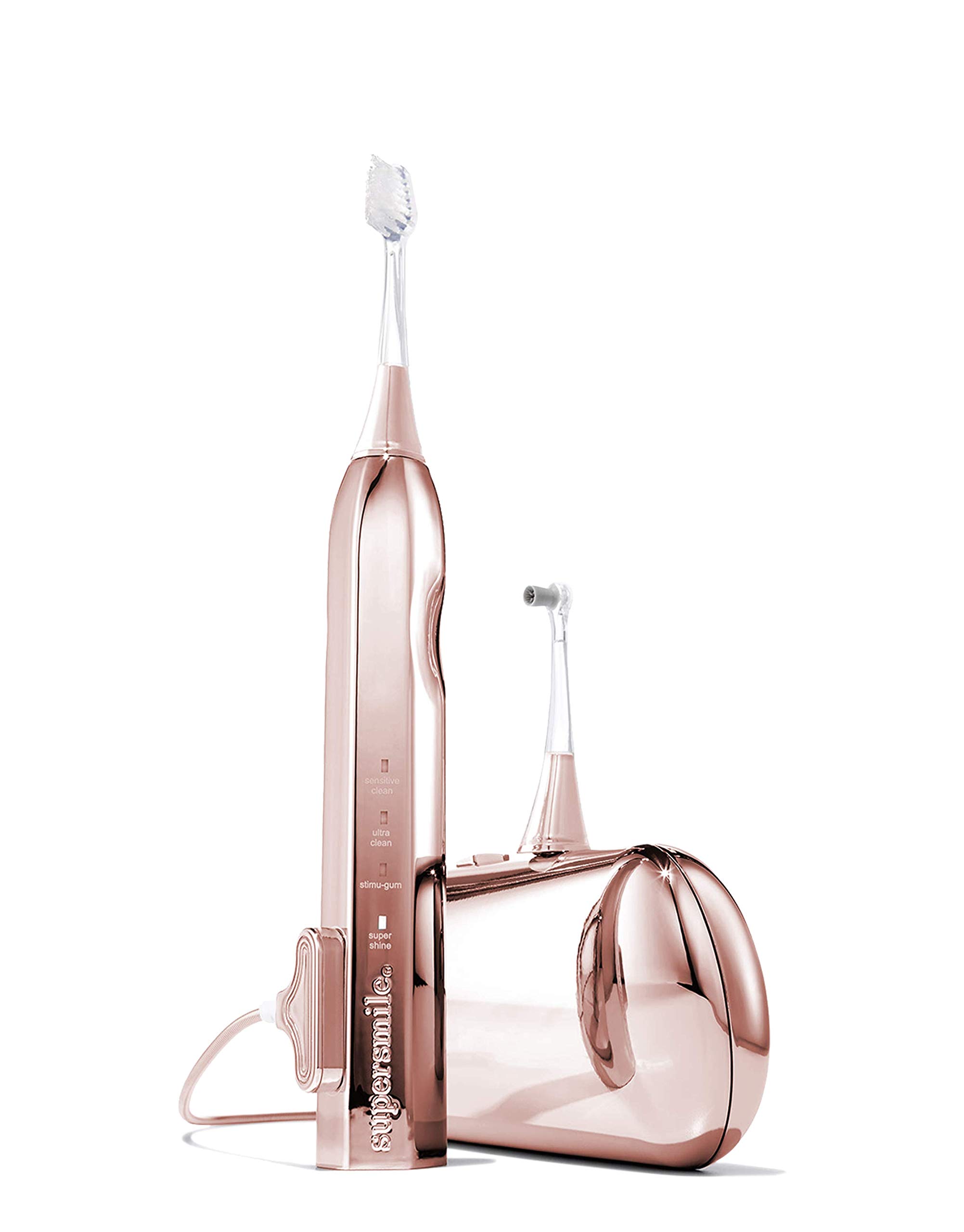 Supersmile Premium Whitening Toothbrush for Sensitive Teeth - Soft Bristles, Gentle Gum Care - Perfect for Travel & Daily Oral Hygiene Routine