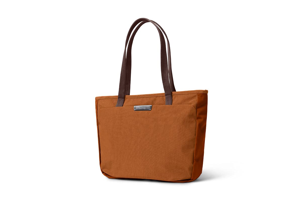 Bellroy Tokyo Tote Compact - Premium 12L Laptop Tote Bag for Women & Men - Stylish Work Bag for Office, Travel & Commute - Bronze Leather Business Bag