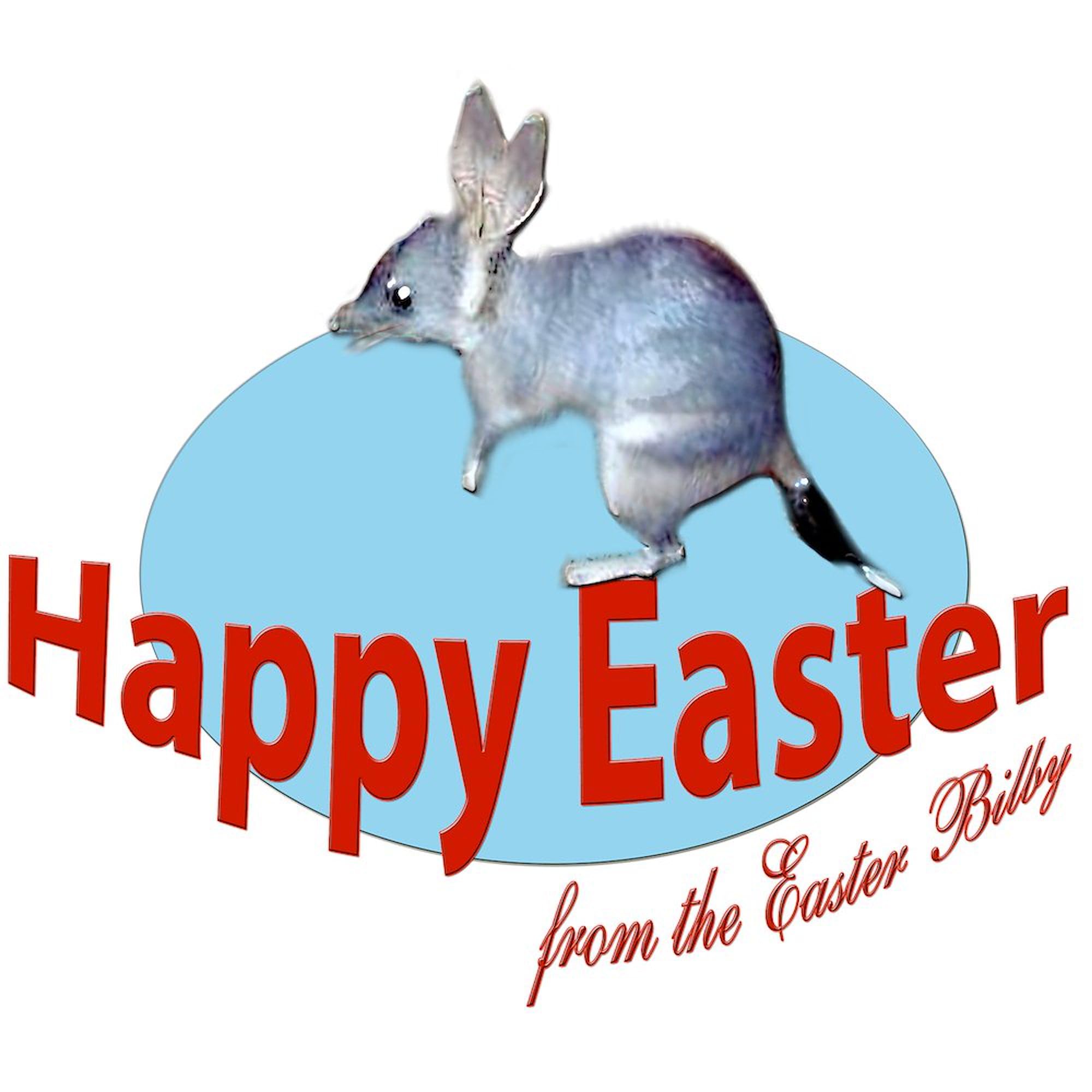 Easter Bilby Gifts - Natural Canvas Tote Bag | Reusable Shopping Bag for Groceries, Beach & Eco-Friendly Lifestyle