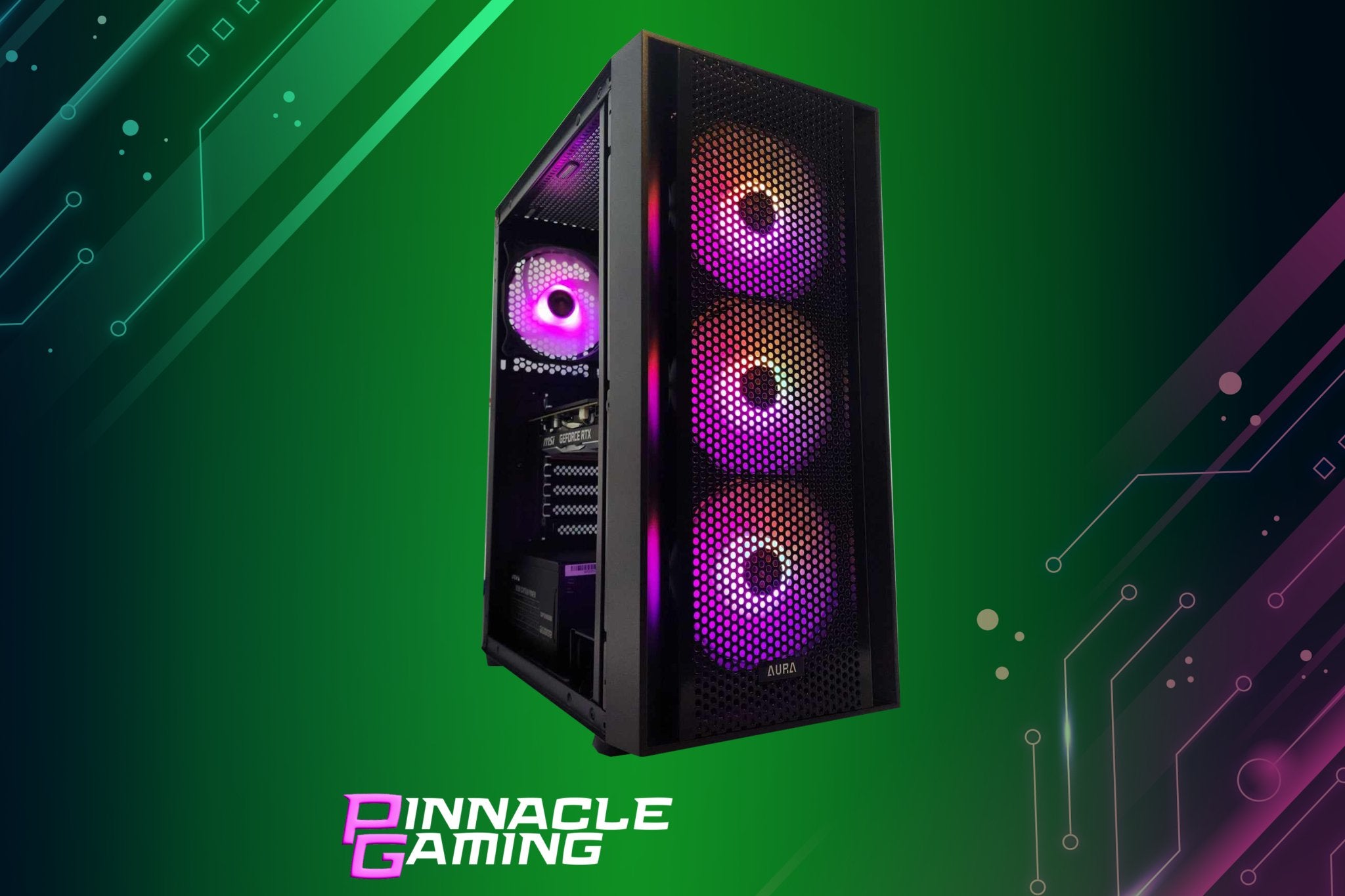 Custom Gaming PC Desktop Computer - AMD Ryzen 5, 1TB SSD, 16GB RAM, NVIDIA RTX 3050, WiFi - Gamdias A520 - Perfect for Esports, Streaming & VR Gaming