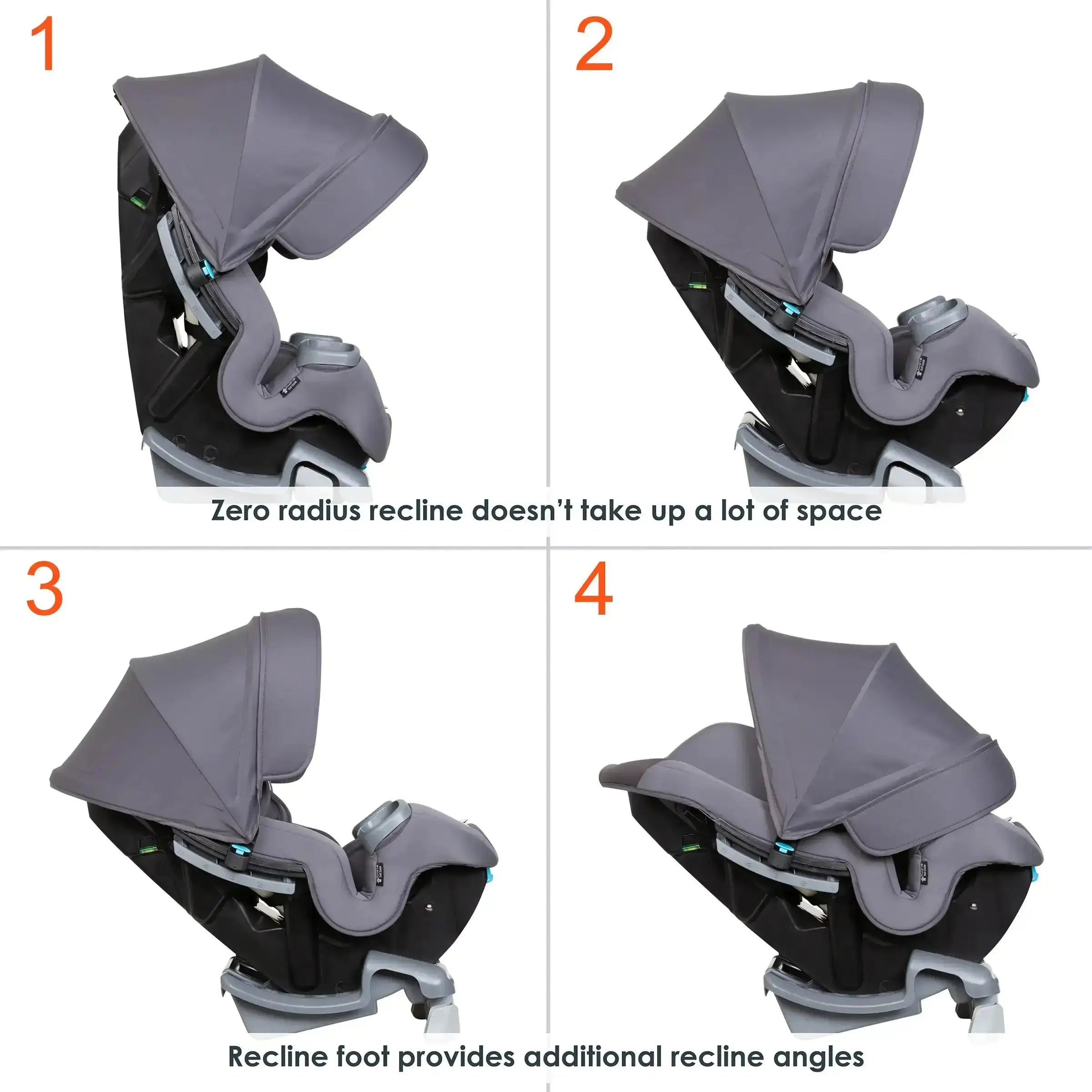 Cover Me™ 4-in-1 Convertible Car Seat for Infants to Toddlers - Safe & Comfortable Baby Car Seat with 5-Point Harness - Perfect for Travel, Road Trips & Everyday Use