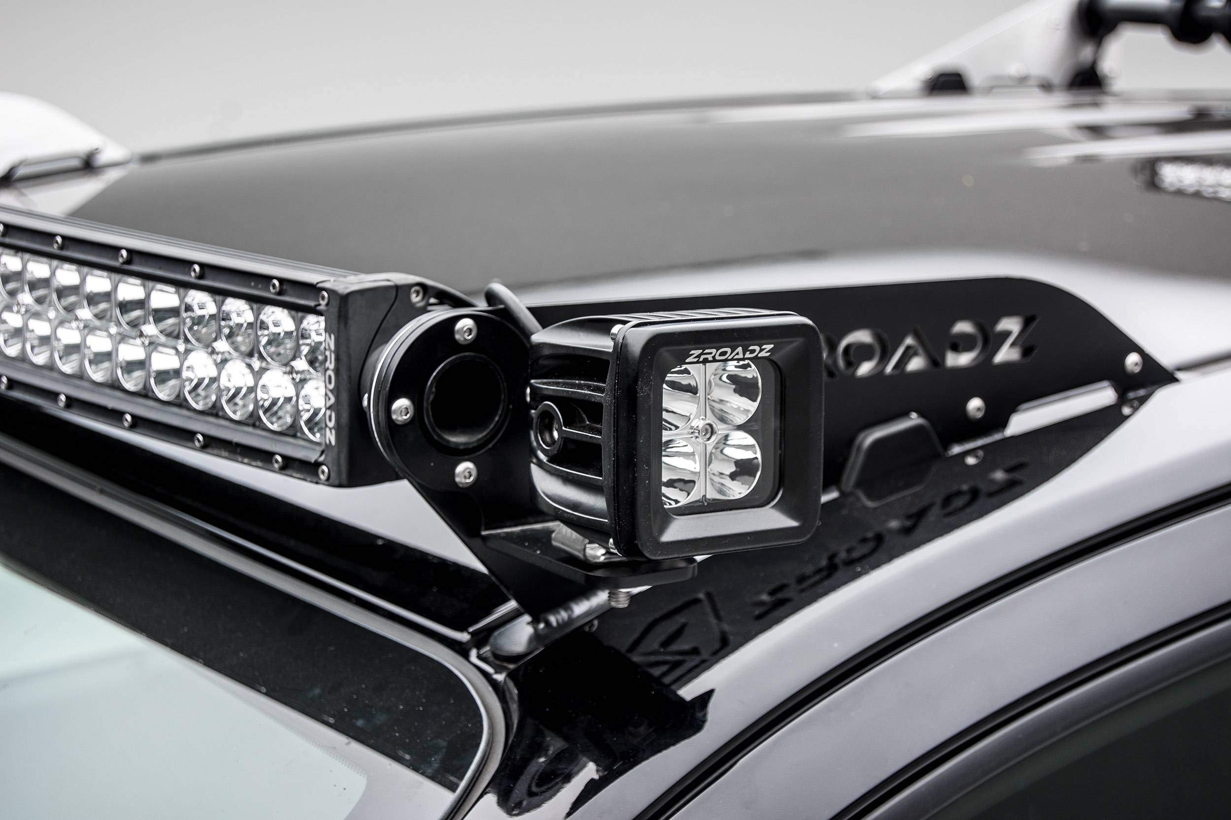 Black Front Roof LED Bracket for 3