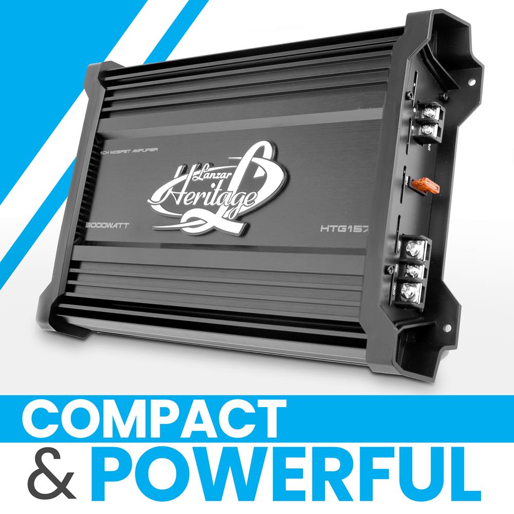 3000W 2 Ohm Mono Block MOSFET Car Amplifier - High Power Bass Boost for Subwoofers & Car Audio Systems