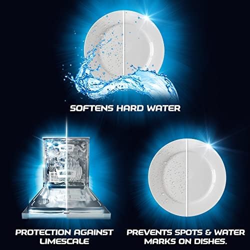 ULTRALITE Essentials Dishwasher Salt - 2 kg (Compatible with All Dishwasher Brands Including International Models) | World's First Salt Effective for 400+ ppm Hard Water | Perfect for Hard Water Areas & Improves Dishwashing Performance