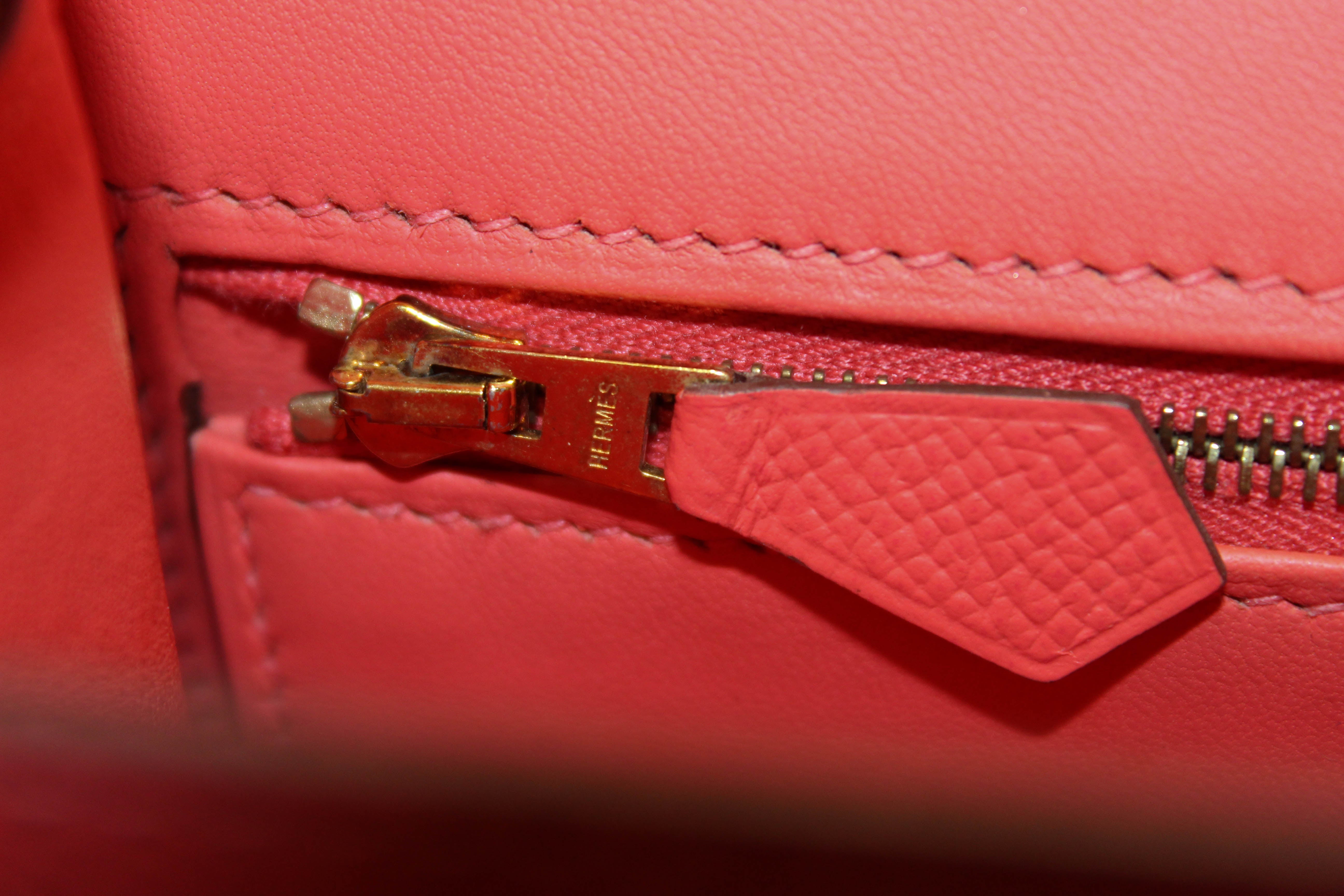 Authentic Hermes Tomate Orange Epsom Leather Constance 24 Shoulder Bag - Luxury Designer Handbag for Women, Perfect for Work, Parties & Special Occasions
