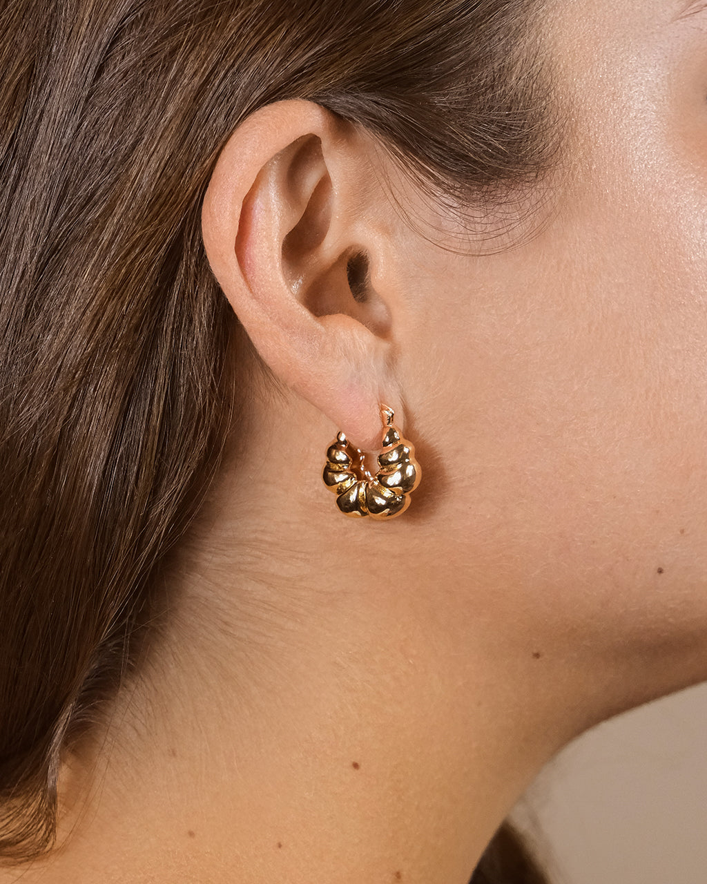 Petite Croissant Hoop Earrings - Dainty Gold & Silver French Pastry Jewelry for Women | Perfect for Everyday Wear, Date Nights & Gift Giving