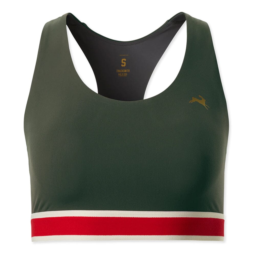 Tracksmith Women's Running Sports Bra - Medium Support Workout Bra for Running, Yoga & Gym - Moisture-Wicking & Breathable Activewear for Women