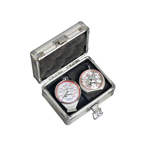Longacre 52-50556 Professional Tire Durometer & Tread Depth Gauge Kit with Protective Storage Case - Perfect for Racing, Automotive Maintenance & Tire Performance Testing