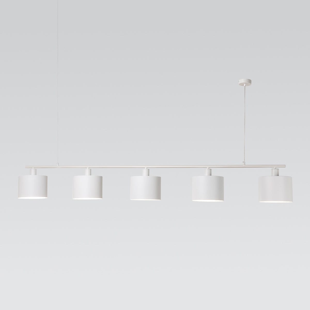 Modern Linear Pendant Light - Sleek Minimalist Design for Kitchen Island, Dining Room & Bedroom Lighting