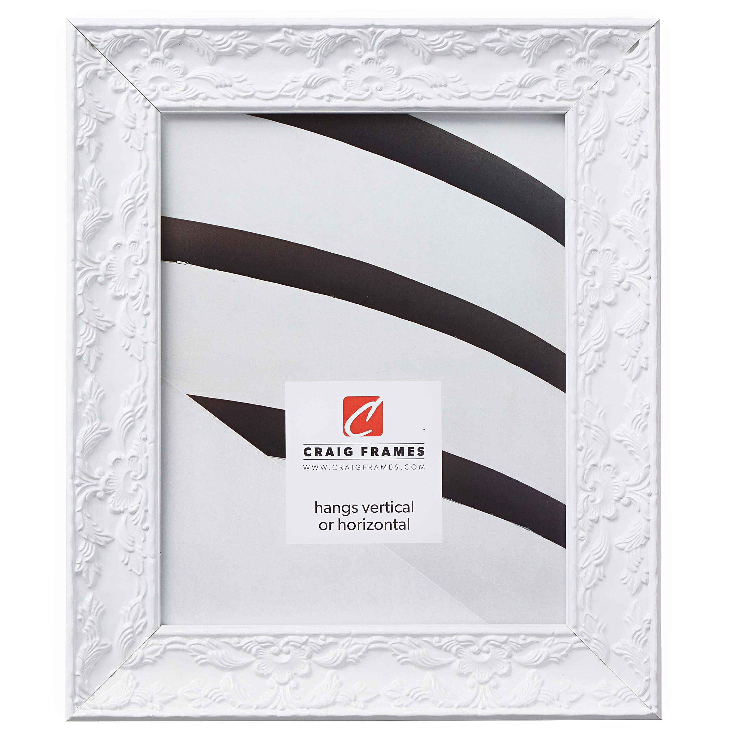 Craig Frames Renaissance Pearl White Picture Frame 12x16 Inch - Elegant Wall Decor for Photos, Artwork, and Memories | Perfect for Living Room, Bedroom, and Office Display