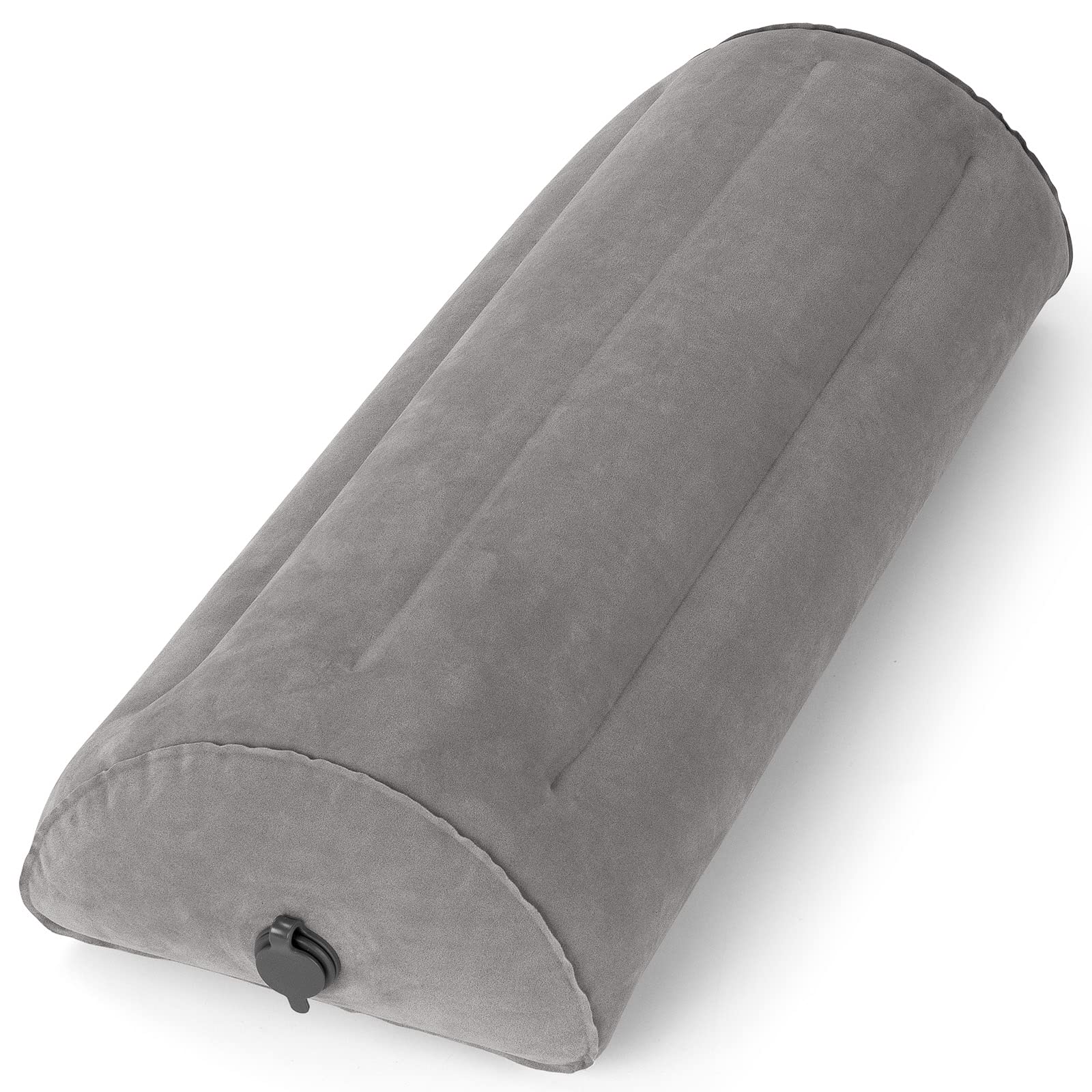 **Inflatable Bolster Pillow for Legs, Knees & Lower Back Support - Half Moon Pillow for Side & Back Sleepers - Comfortable Leg Elevation & Ankle Support - Ideal for Bed, Sleeping & Post-Surgery Recovery**    *(Use Cases: Perfect for side sleepers, back pain relief, post-surgery recovery, leg elevation, and improving sleep posture.)*